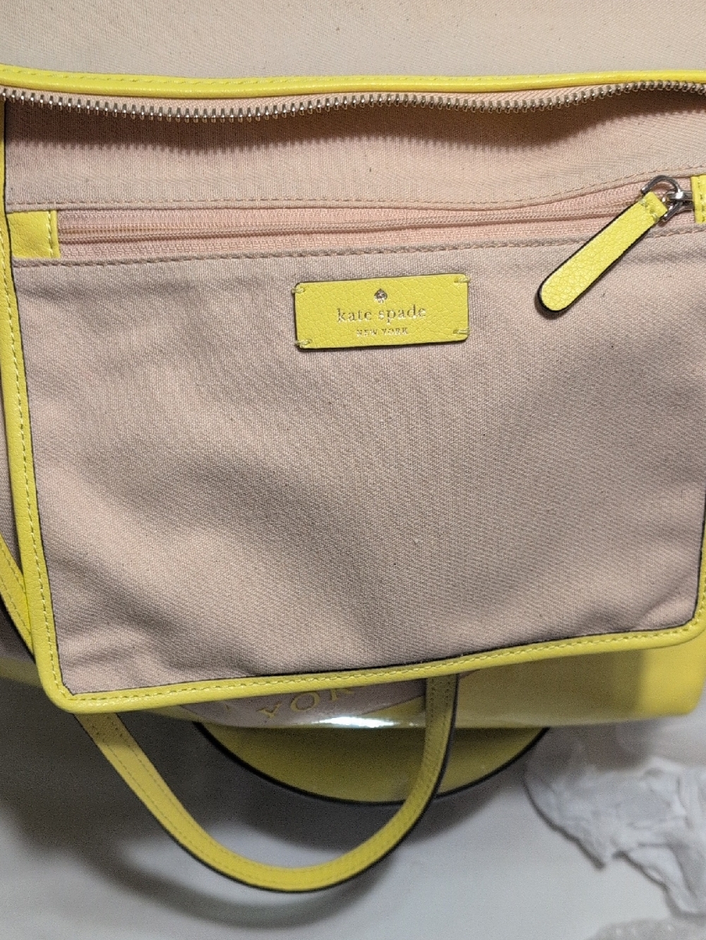 Kate Spade STREET Side Snap Canvas And Leather Small Tote - Picture 9 of 14
